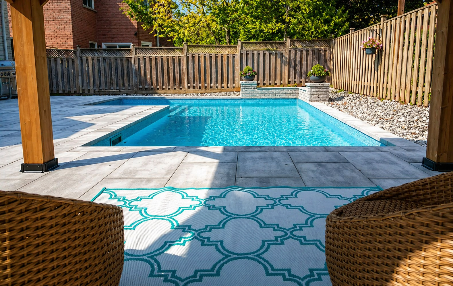 Burlington Fiberglass Pool